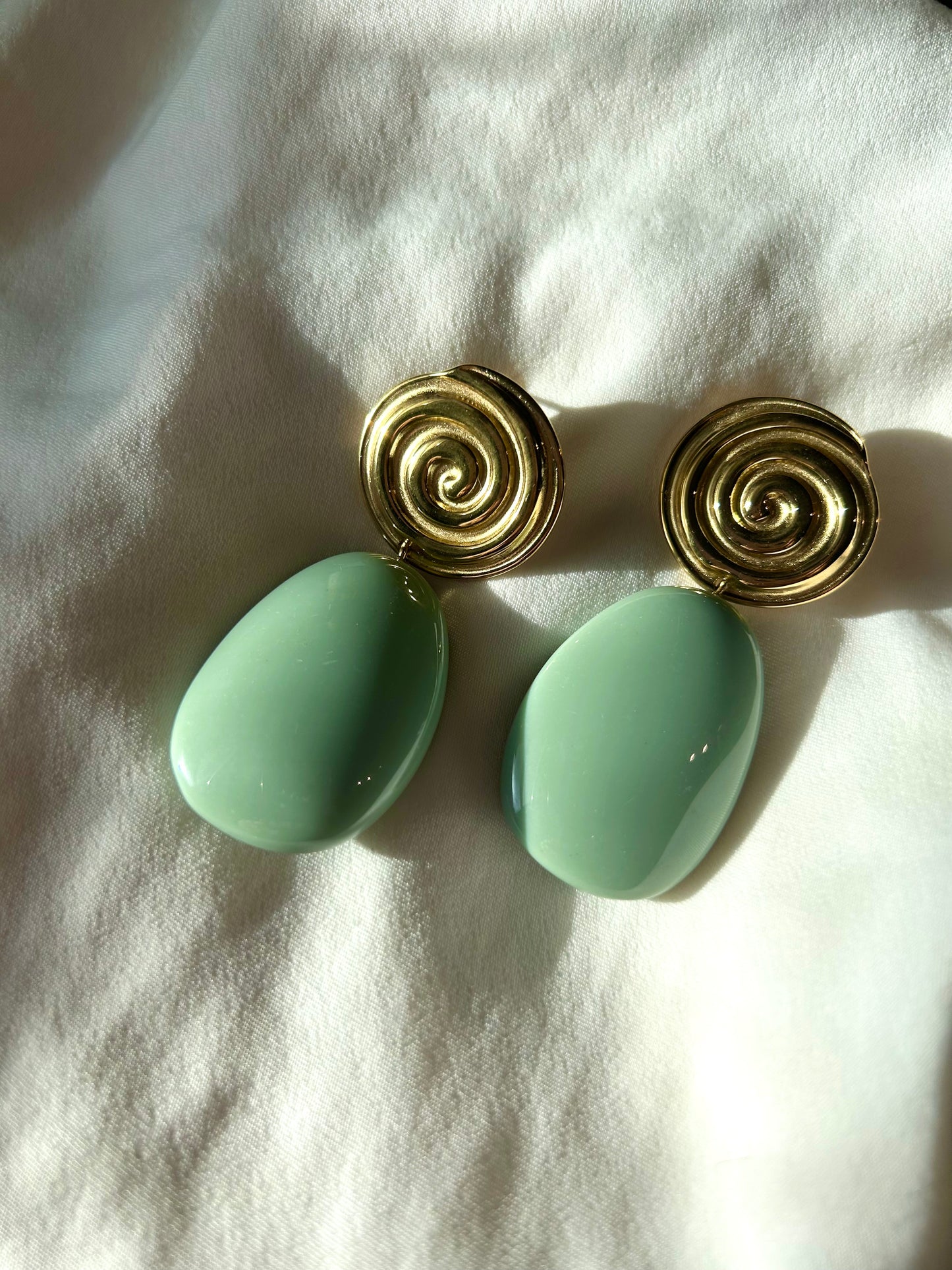 Lamya Earrings (Sage)