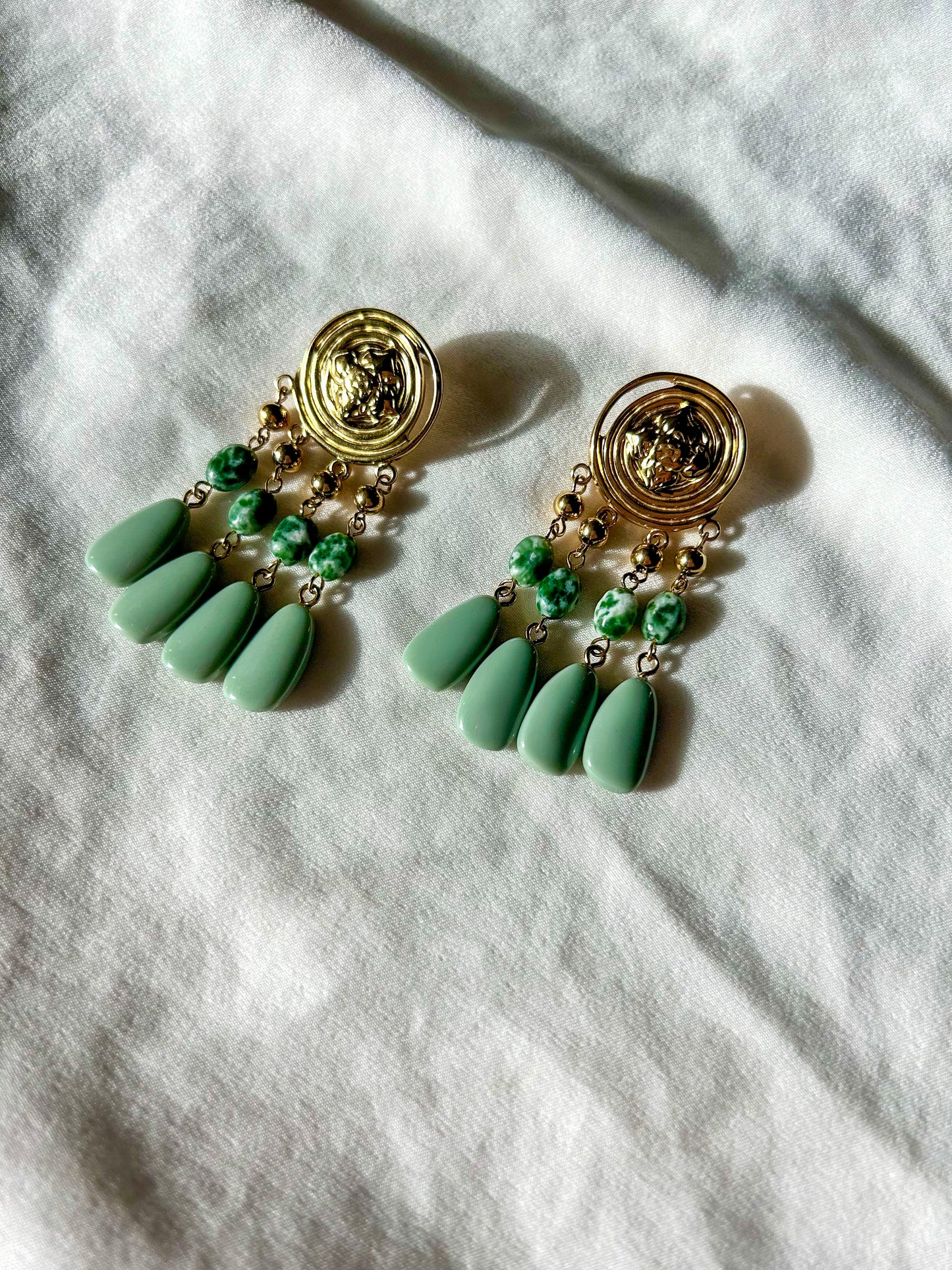 Kaya Earrings (Sage)